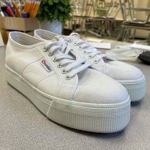 Like New Platform White Supergas!!!